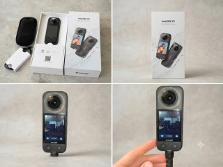 Insta360 X3 Cámara 360° Negra