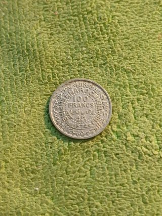 100 Francos Marruecos 1953 Plata