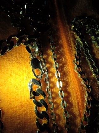 Lote de cadenas PLATA PURA