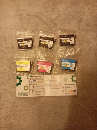 Cartuchos Tinta Epson 604 XL (Negro, Cian, Magenta