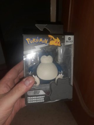 Figura Pokémon Snorlax Select Translucido