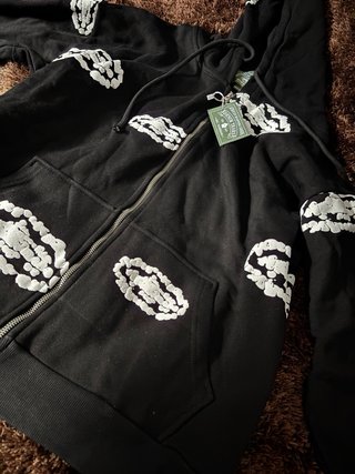Corteiz x Denim Tears Sudadera Negra