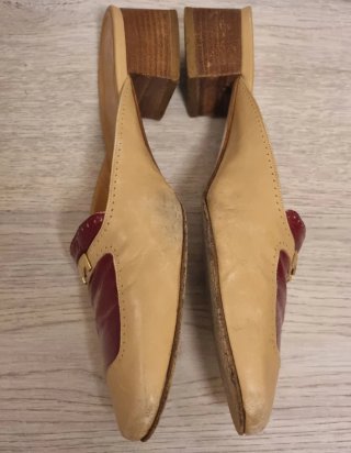 Sabot/Mules Max Mara Prima Linea pelle 90/00s