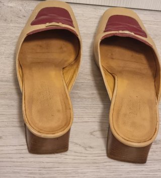 Sabot/Mules Max Mara Prima Linea pelle 90/00s