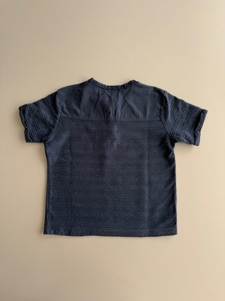 Camiseta Zara azul marino