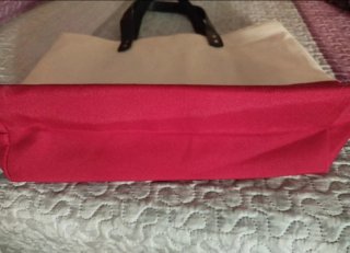 Bolso grande loneta bicolor