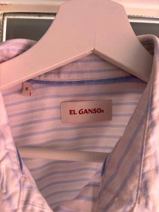 Camisa El Ganso Rayas Azul y Blanco