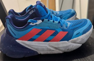 Zapatillas Adidas Azul y Naranja