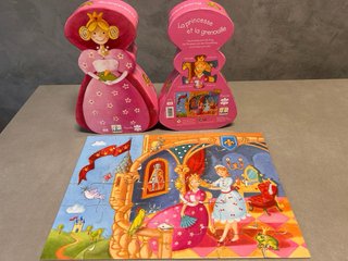 Puzzle Djeco 36 piezas Princesa y Castillo +4