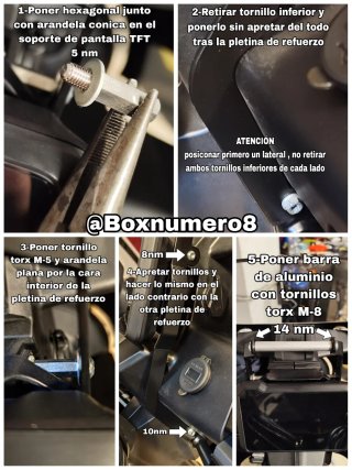 Soporte refuerzo GPS Husqvarna Norden 901 2022-23