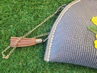 Bolso abanico hecho a mano