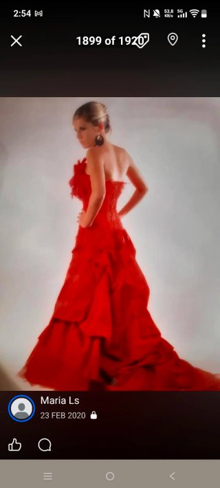 Vestido de fiesta rojo