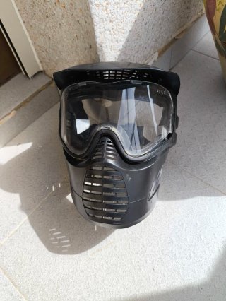 Máscara Airsoft/Paintball Negra