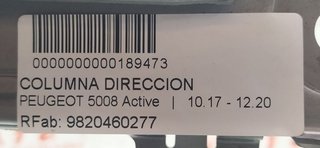 COLUMNA DIRECCION PEUGEOT 5008 Active