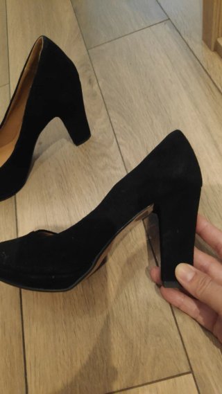 Zapatos de tacón negros Clarks