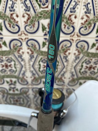 Cañas de pesca embarcación