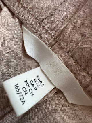 Pantaloni H&M S viscosa estivi beige