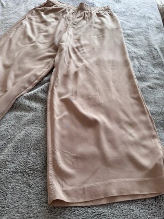 Pantaloni H&M S viscosa estivi beige