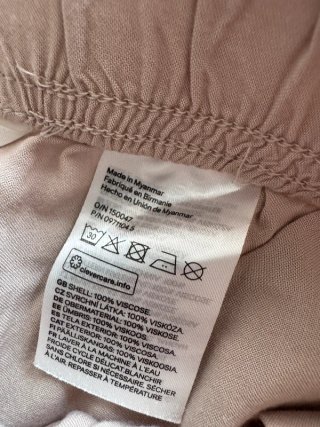 Pantaloni H&M S viscosa estivi beige
