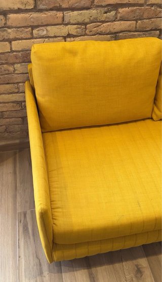 Sofá cama Fridhult amarillo Ikea