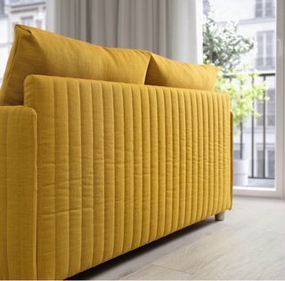 Sofá cama Fridhult amarillo Ikea