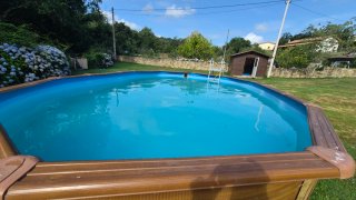 DOS UNIDADES PISCINA GRE elevada madera y plásti