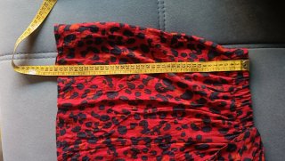 Minifalda animal print roja