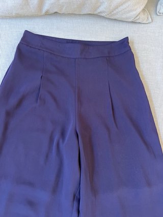 Pantalón palazzo morado