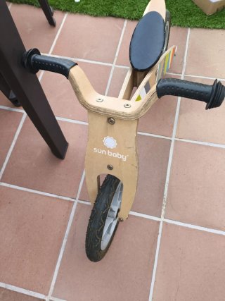 Bici de madera Montessori