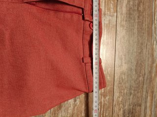 Gonna longuette elasticizzata rossa