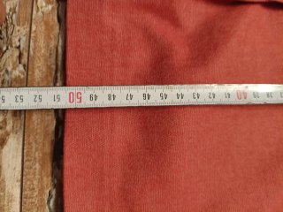 Gonna longuette elasticizzata rossa