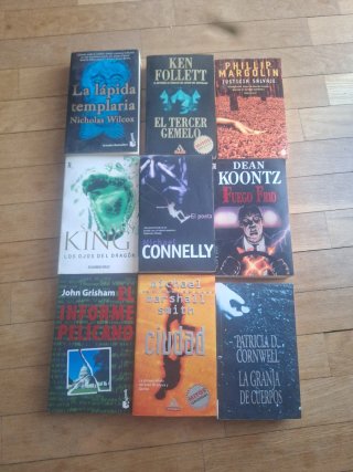 Pack 9 libros bolsillo best sellers