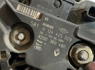 Renault 8200360480 alternador clio 1.5 dci 60717