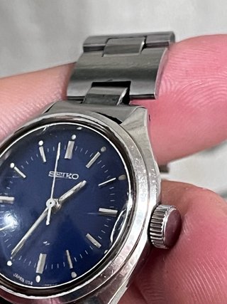 Reloj Seiko Automático Vintage Azul