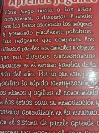 Puzzle de letras