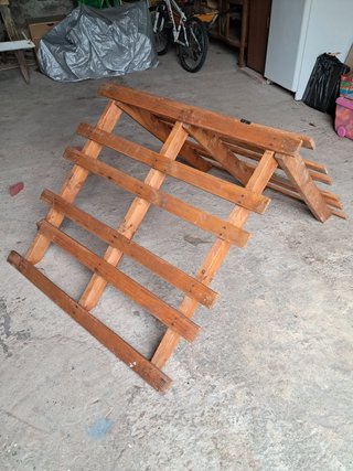 Estructura madera tipo caseta