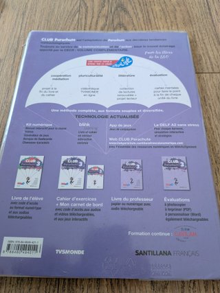 Club Parachute 3, Livre de l'éléve Francès 3er ESO
