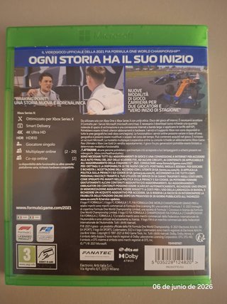 XBOXOne F1 2021 - Perfetto Stato