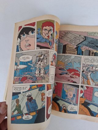 Cómic Robotech macros años 80