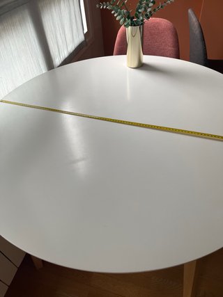 Tavolo da pranzo rotondo bianco Jysk