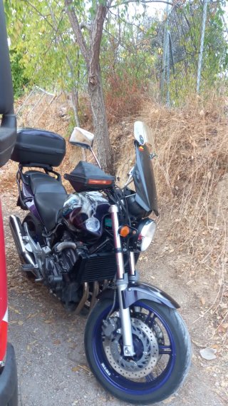 Honda CBF 600 Negra/Morada