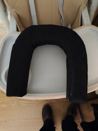 Tumbona plegable negra