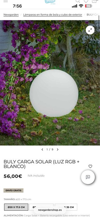 Conjunto Newgarden LED completo – 3 sillones,