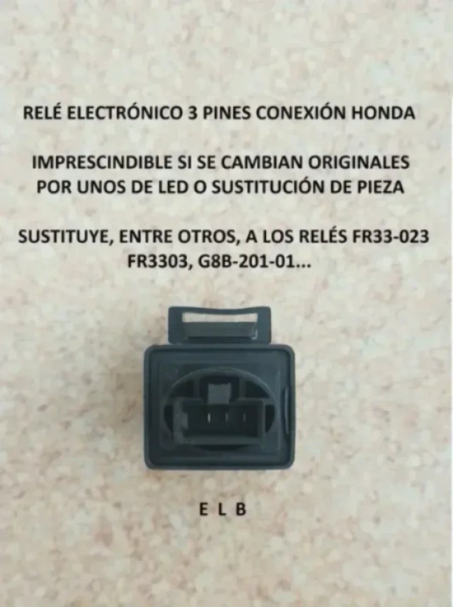Relé electrónico led de 3 pines Honda