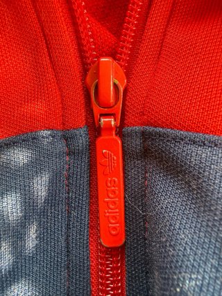 Chaqueta Adidas Roja y Azul