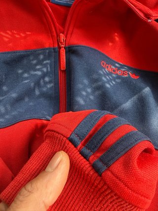 Chaqueta Adidas Roja y Azul