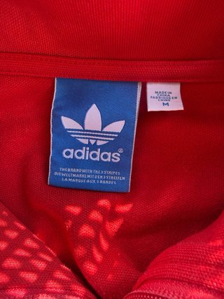 Chaqueta Adidas Roja y Azul