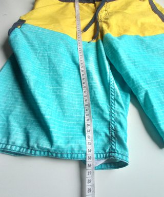 Bañador Quiksilver Talla 34 Amarillo/Turquesa