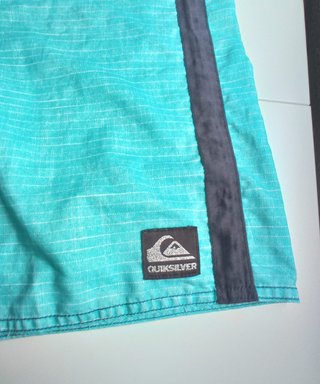 Bañador Quiksilver Talla 34 Amarillo/Turquesa