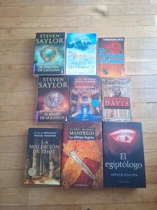 Pack 9 libros crímenes históricos